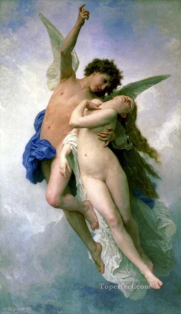 Psyche et LAmour William Adolphe Bouguereau Oil Paintings